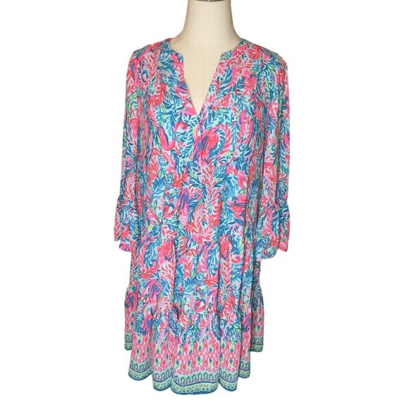 🌺Lilly Pulitzer Shannon Tiered Swing Mini Dress – Size 4 – NWOT🌺 - Picture 4 of 4